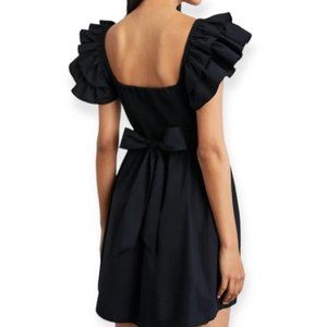 NWT Hill House The Ana Perfect Black Dress A-line Mini Size XS